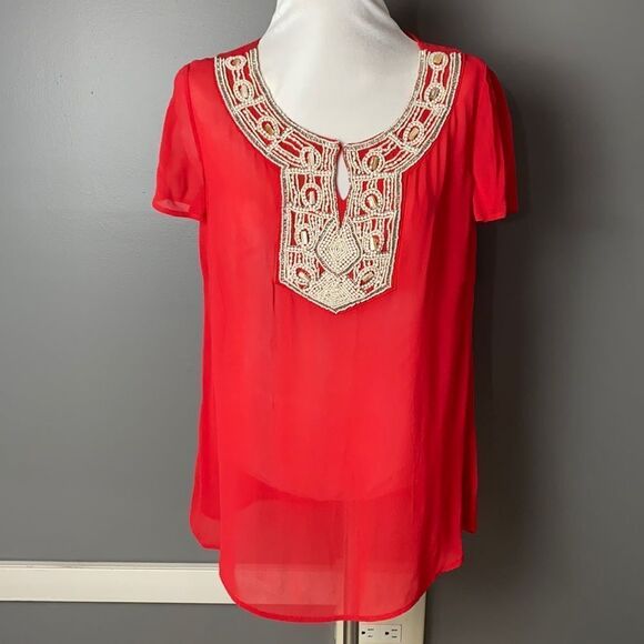 Chico’s beaded top - Picture 1 of 9